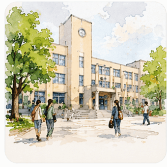 関係校に大学のある高校