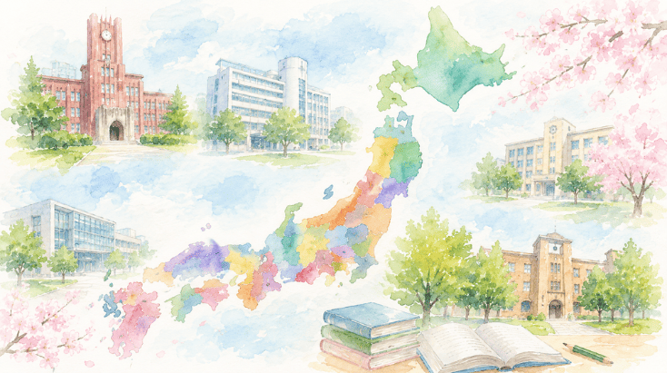 大学の名前地域でのしらべ