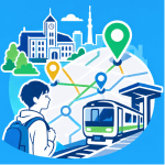 東京の専門学校と駅路線